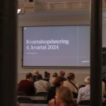 Start skærm, kvartalsarrangement på Kosmopol