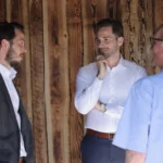 Chief Sales Officer, Simon Lander og Client Executive Peter Stephansen til kvartalsarrangement